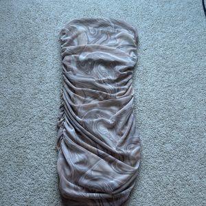 Forever 21 brown corset dress